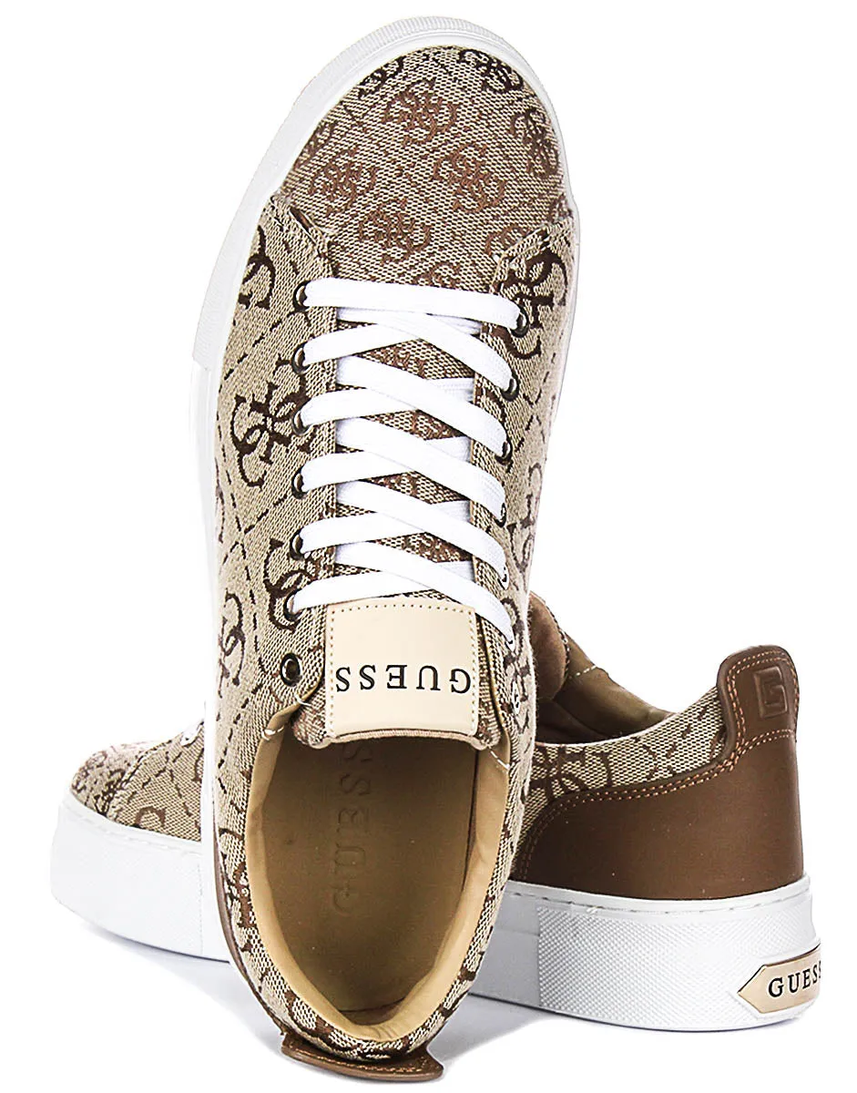 Guess Fl5Ga6Fal12 In Beige Brown For Women