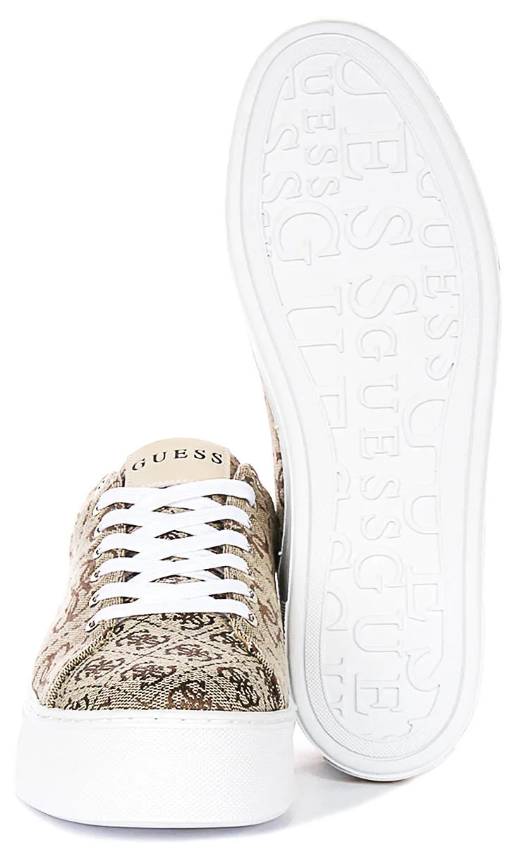 Guess Fl5Ga6Fal12 In Beige Brown For Women