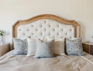 Hand Block Flora Pillow