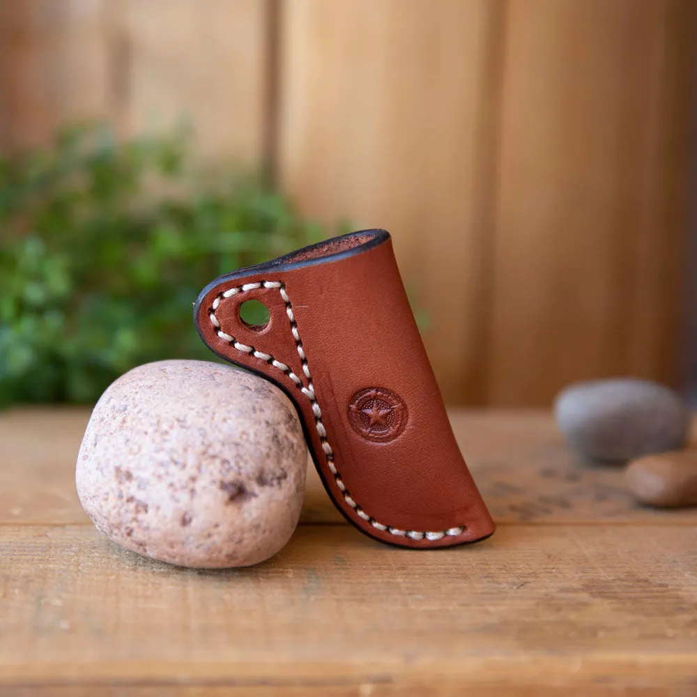 Hand Tooled Leather Knife Sheath