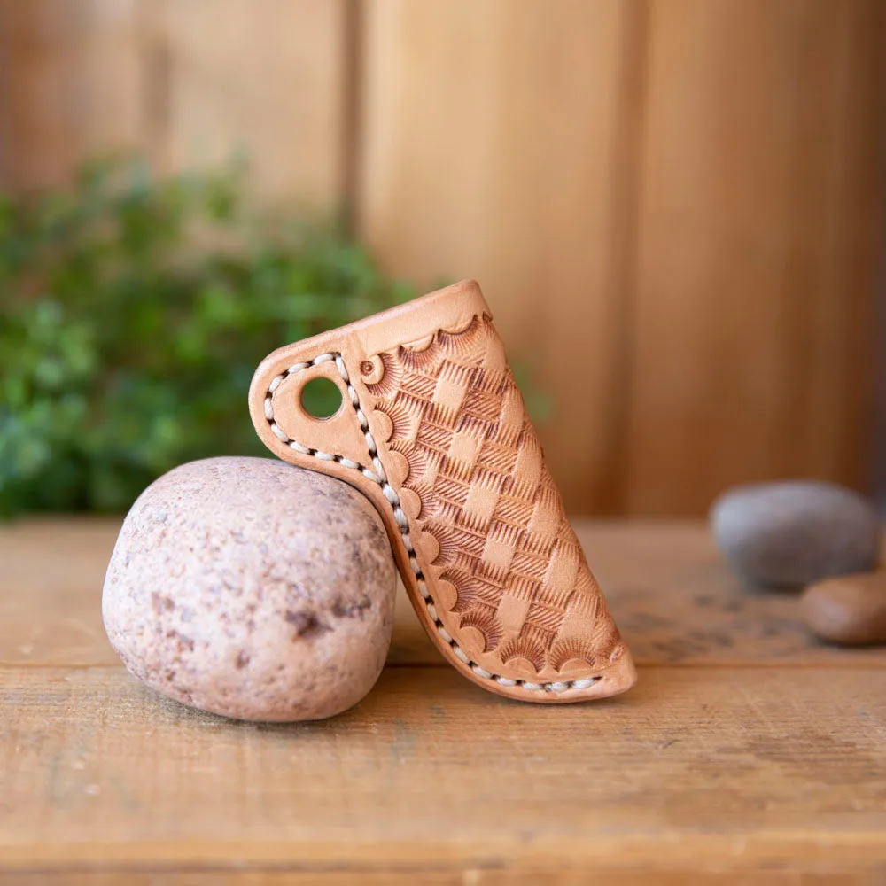 Hand Tooled Leather Knife Sheath