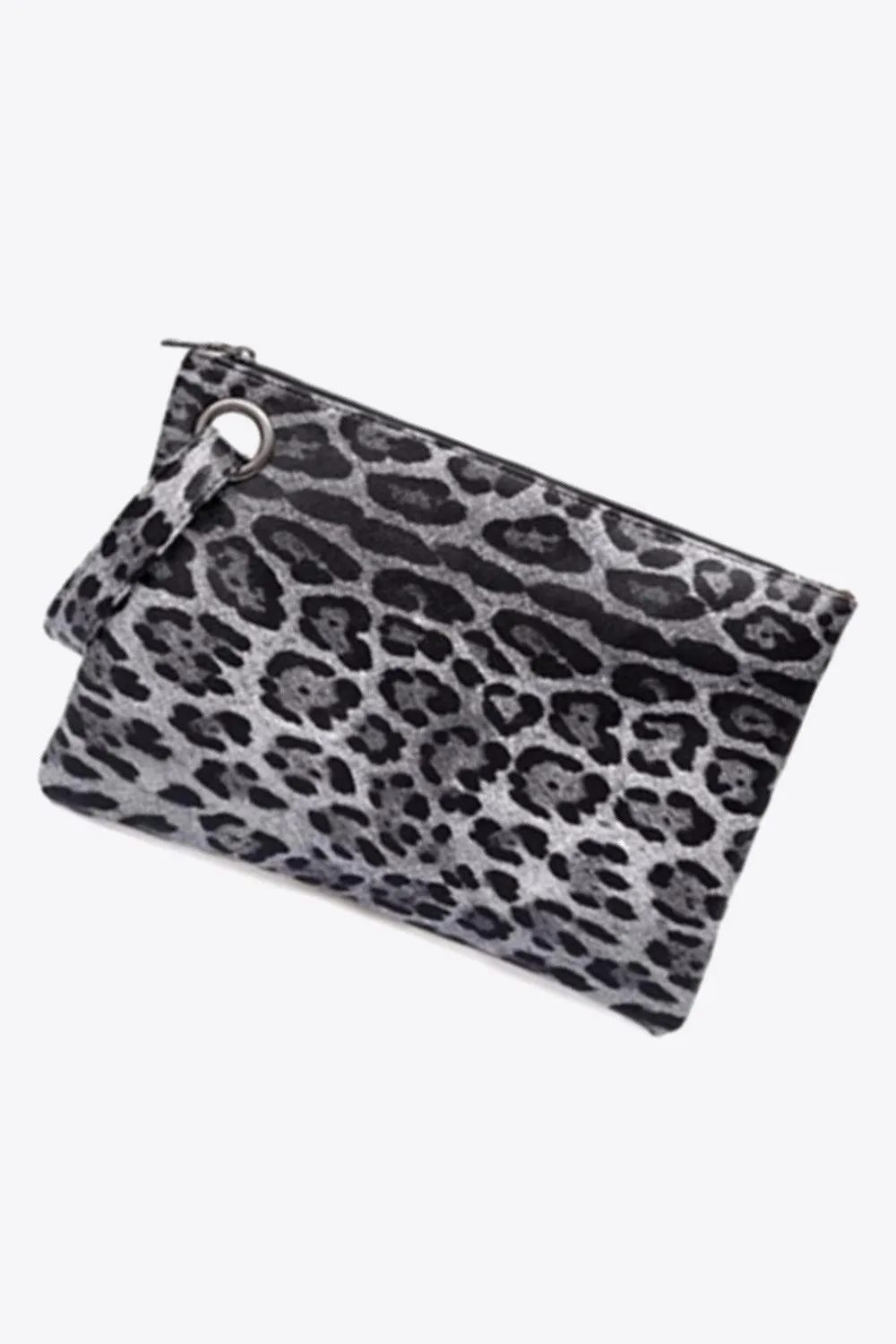 Hazel Blues® |  Leopard PU Leather Clutch