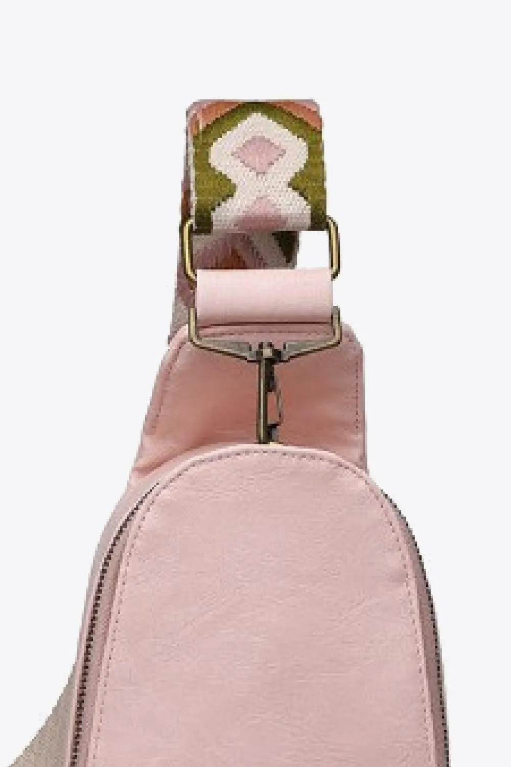 Hazel Blues® |  Random Pattern Adjustable Strap PU Leather Sling Bag