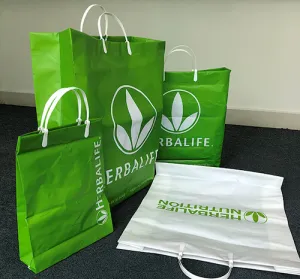 HDPE HARDLOOP CARRIER BAGS