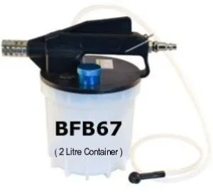 Heavy Duty Brake Fluid Bleeder c\w Two Litre container