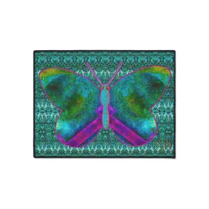 Heavy Duty Floor Mat (Butterfly Glade Denizen & Samhain Dream Thaw 12 & Blue Logo@Alchemic) RJSTH@Fabric#11_2 of 16 RJSTHw2025 RJS