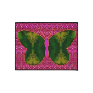 Heavy Duty Floor Mat (Butterfly Glade Denizen & Samhain Dream Thaw 13 & Pink Logo@Alchemic) RJSTH@Fabric#7_13 of 14 RJSTHw2025 RJS