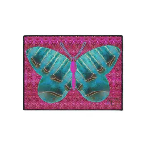 Heavy Duty Floor Mat (Butterfly Glade Denizen & Samhain Dream Thaw 13 & Pink Logo@Alchemic) RJSTH@Fabric#8_4 of 16 RJSTHw2025 RJS