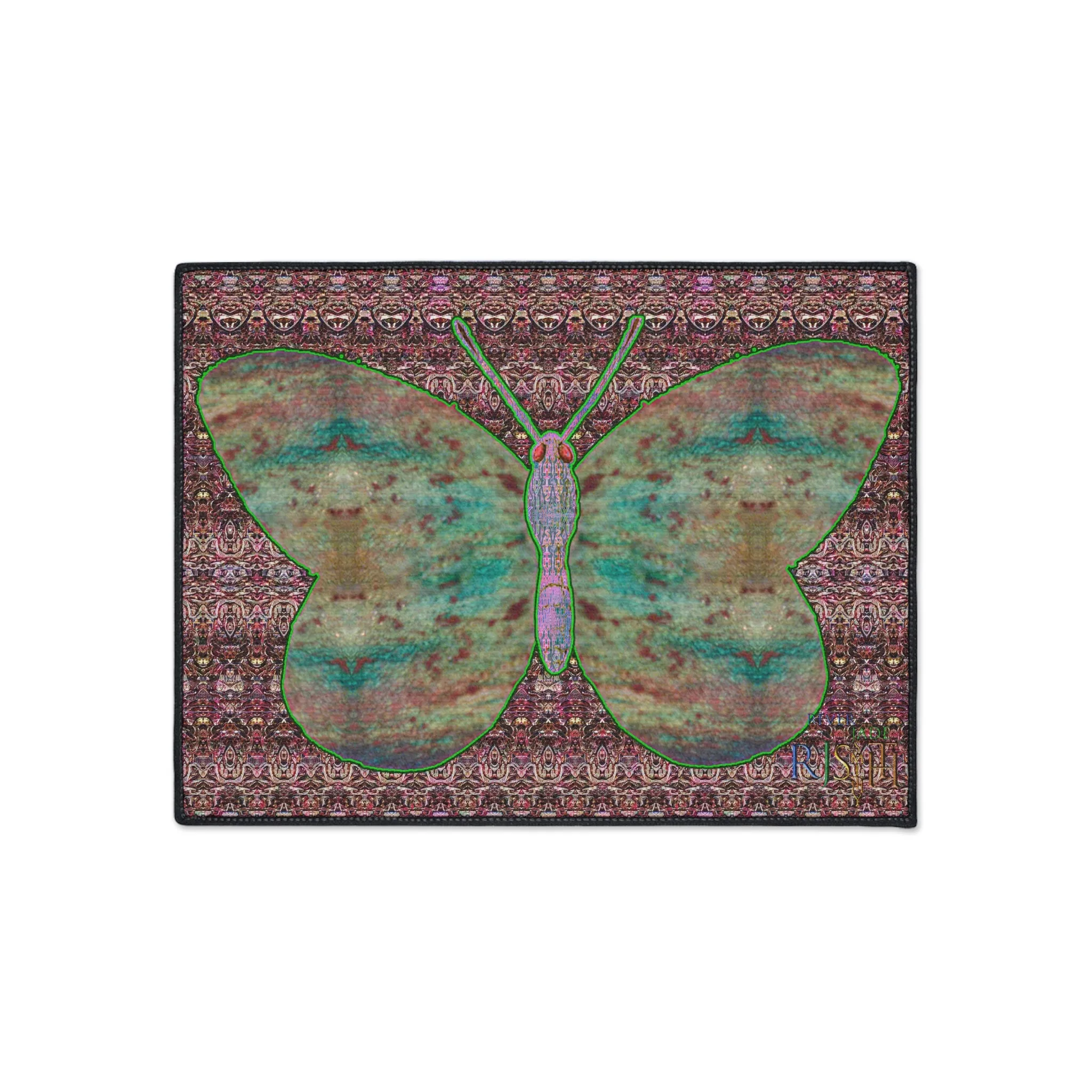 Heavy Duty Floor Mat (Butterfly Glade Denizen & Samhain Dream Thaw 14 & Purple Logo@Alchemic) RJSTH@Fabric#4_1 of 15 RJSTHw2025 RJS