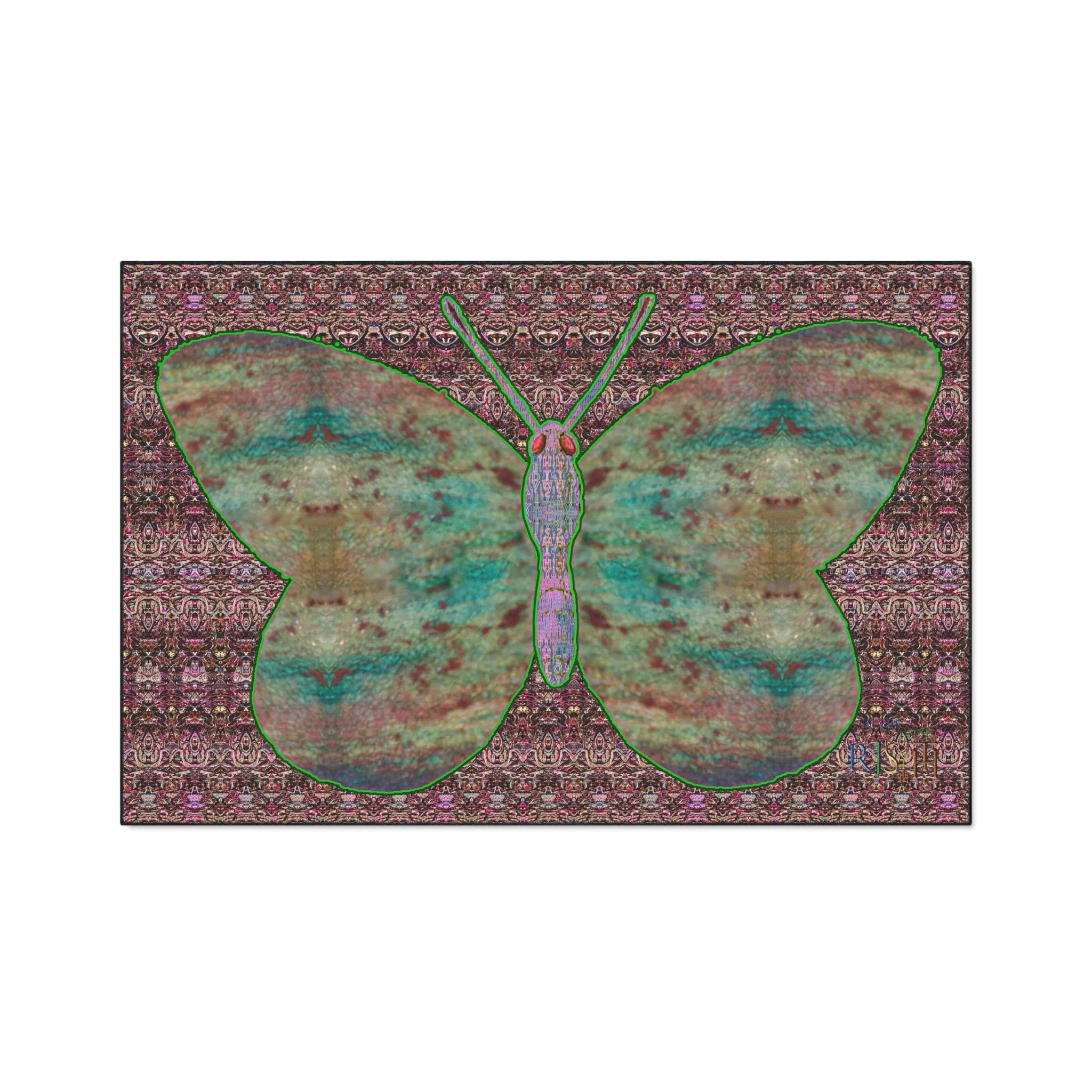 Heavy Duty Floor Mat (Butterfly Glade Denizen & Samhain Dream Thaw 14 & Purple Logo@Alchemic) RJSTH@Fabric#4_1 of 15 RJSTHw2025 RJS