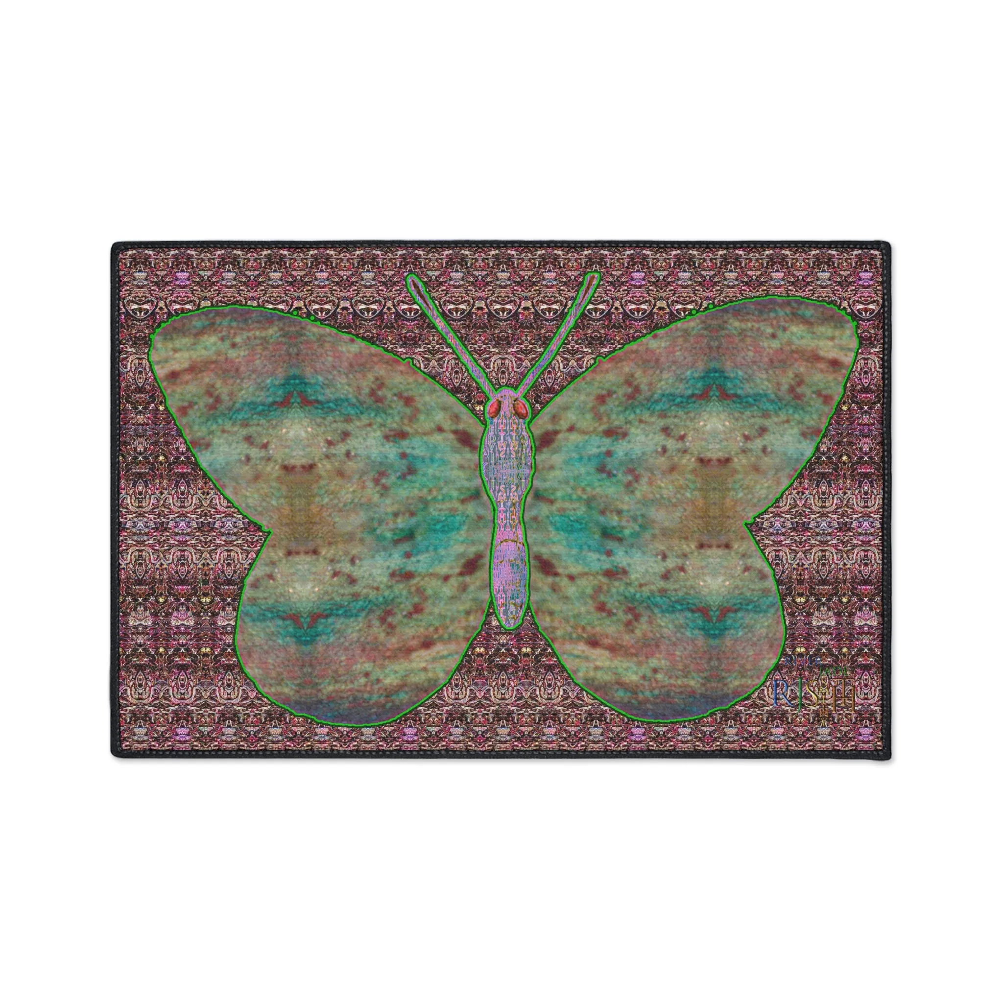 Heavy Duty Floor Mat (Butterfly Glade Denizen & Samhain Dream Thaw 14 & Purple Logo@Alchemic) RJSTH@Fabric#4_1 of 15 RJSTHw2025 RJS