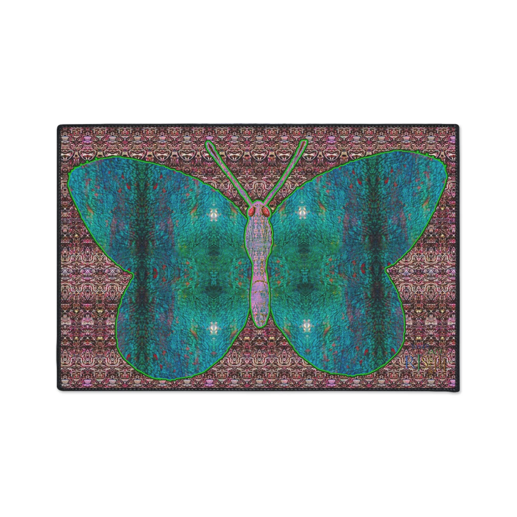 Heavy Duty Floor Mat (Butterfly Glade Denizen & Samhain Dream Thaw 14 & Purple Logo@Alchemic) RJSTH@Fabric#4_11 of 15 RJSTHw2025 RJS