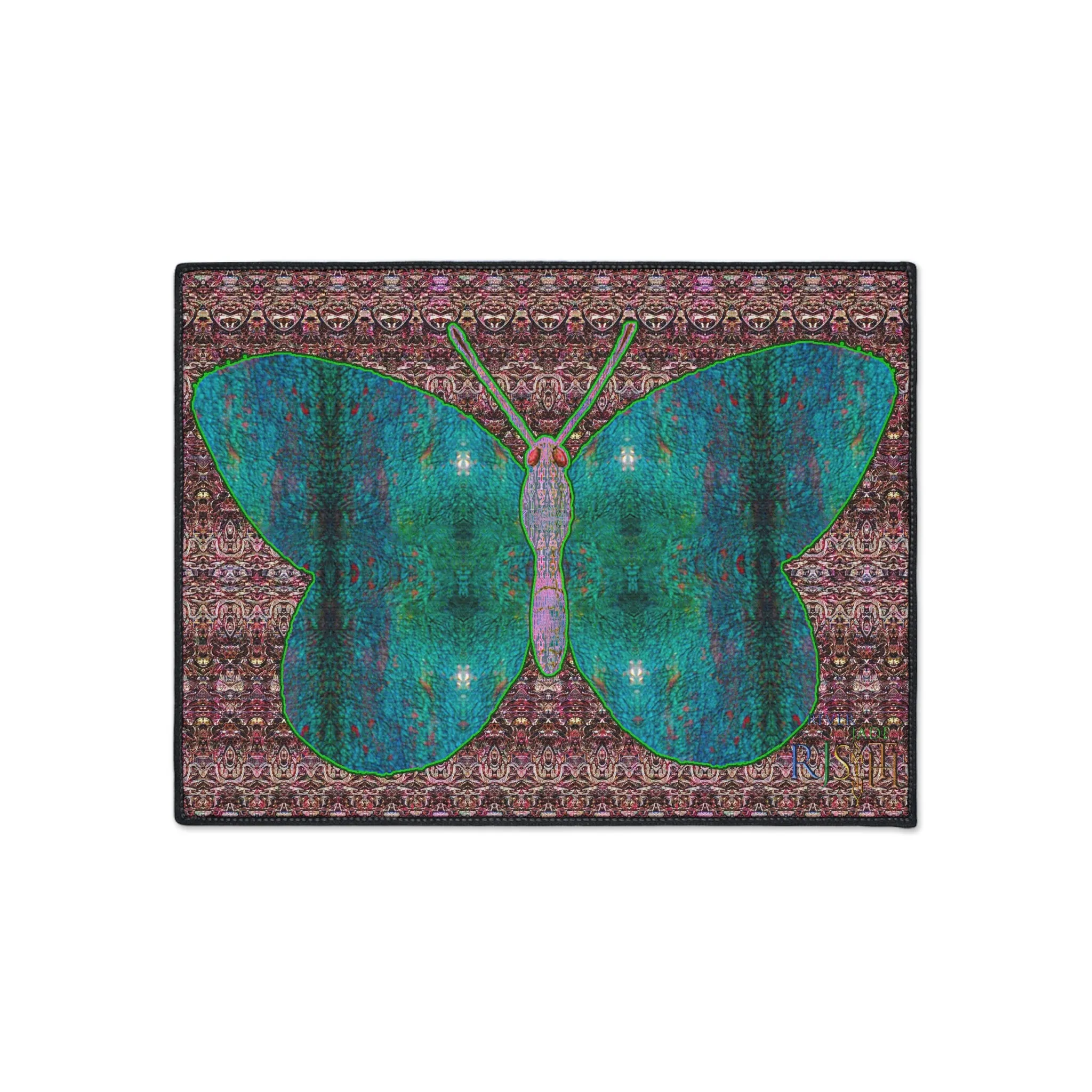 Heavy Duty Floor Mat (Butterfly Glade Denizen & Samhain Dream Thaw 14 & Purple Logo@Alchemic) RJSTH@Fabric#4_11 of 15 RJSTHw2025 RJS