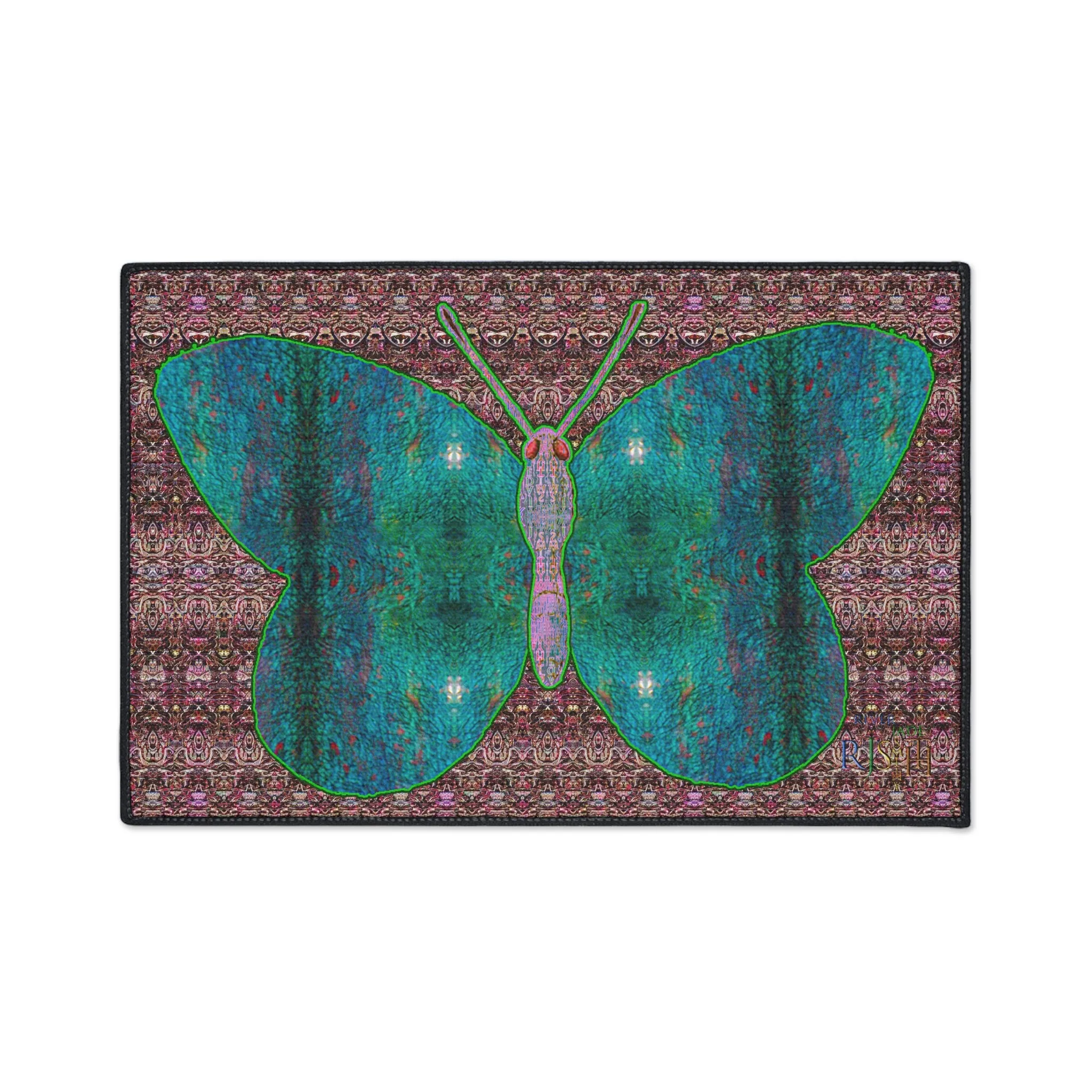 Heavy Duty Floor Mat (Butterfly Glade Denizen & Samhain Dream Thaw 14 & Purple Logo@Alchemic) RJSTH@Fabric#4_11 of 15 RJSTHw2025 RJS