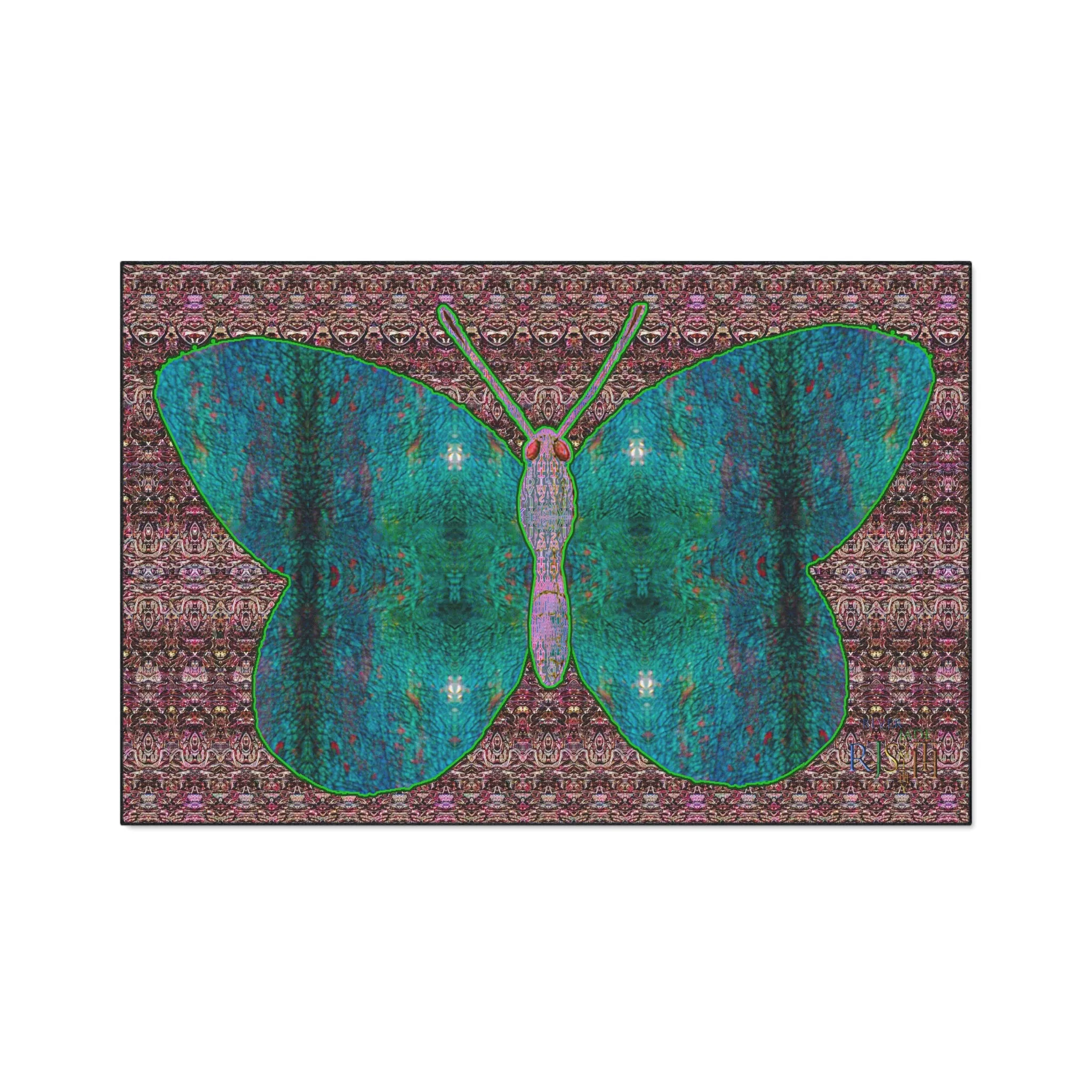 Heavy Duty Floor Mat (Butterfly Glade Denizen & Samhain Dream Thaw 14 & Purple Logo@Alchemic) RJSTH@Fabric#4_11 of 15 RJSTHw2025 RJS