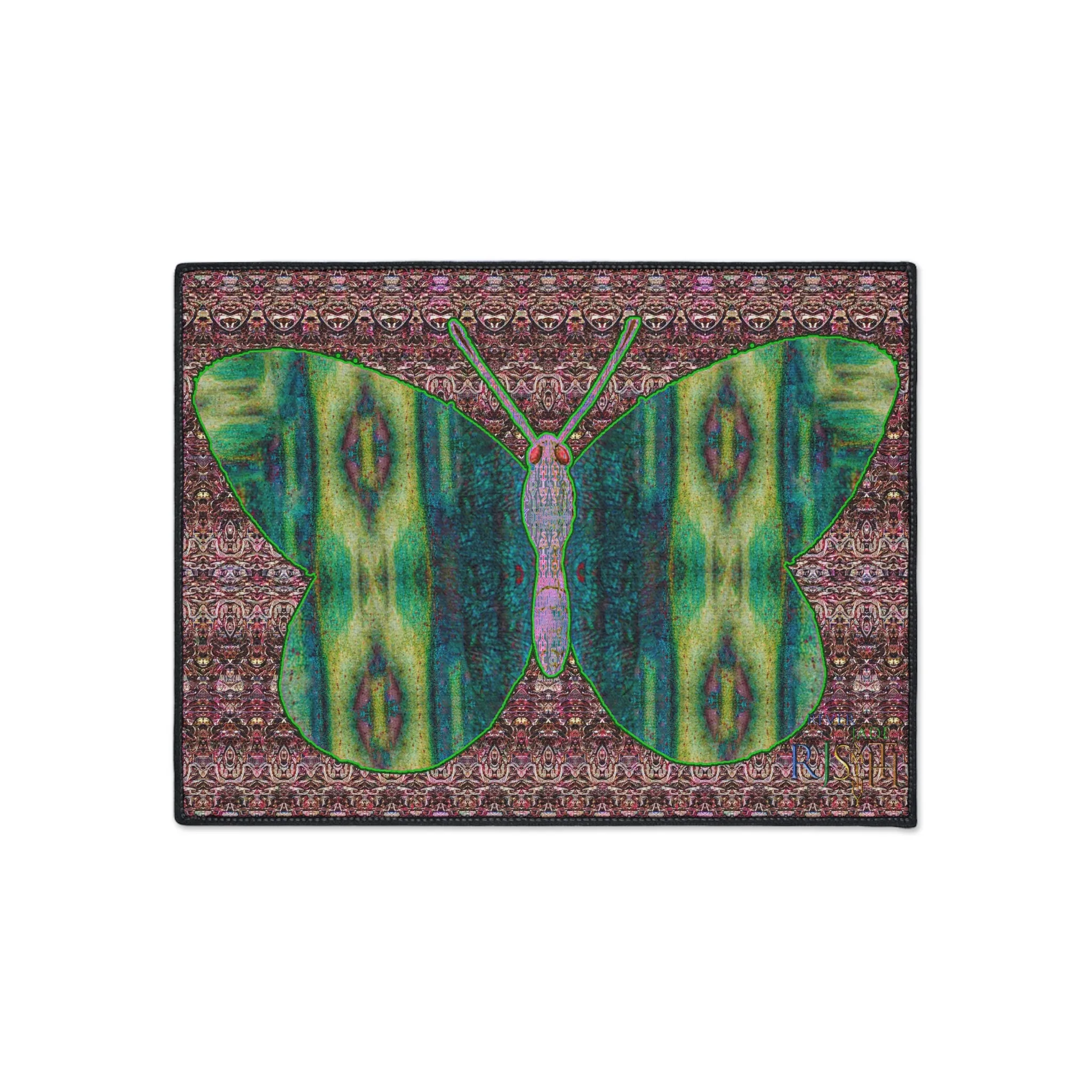 Heavy Duty Floor Mat (Butterfly Glade Denizen & Samhain Dream Thaw 14 & Purple Logo@Alchemic) RJSTH@Fabric#4_14 of 15 RJSTHw2025 RJS