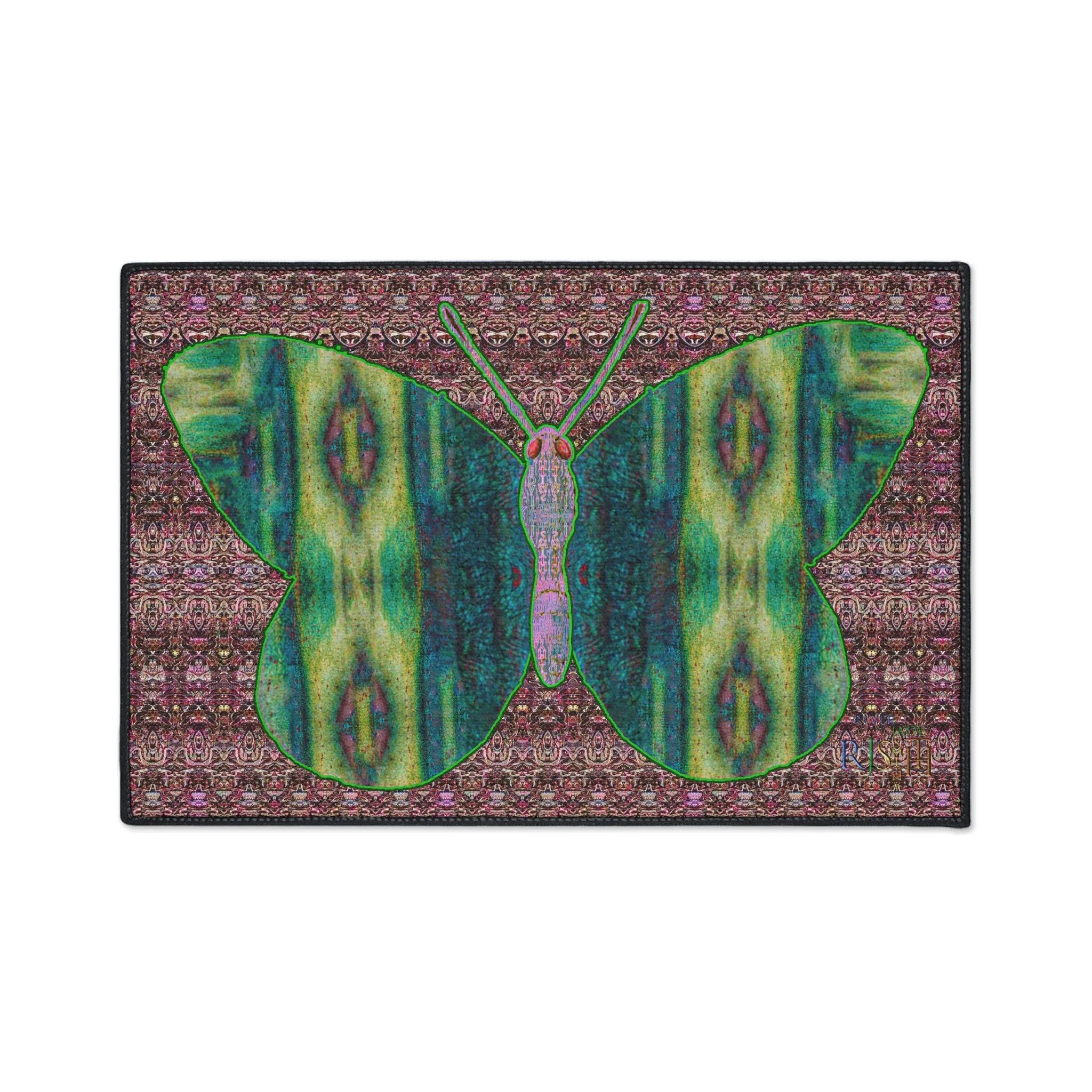 Heavy Duty Floor Mat (Butterfly Glade Denizen & Samhain Dream Thaw 14 & Purple Logo@Alchemic) RJSTH@Fabric#4_14 of 15 RJSTHw2025 RJS