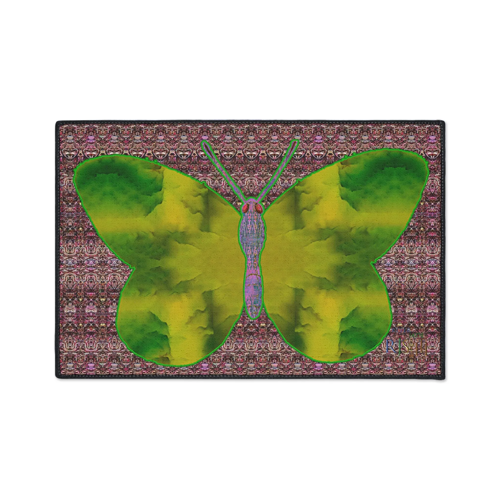 Heavy Duty Floor Mat (Butterfly Glade Denizen & Samhain Dream Thaw 14 & Purple Logo@Alchemic) RJSTH@Fabric#5_2 of 18 RJSTHw2025 RJS
