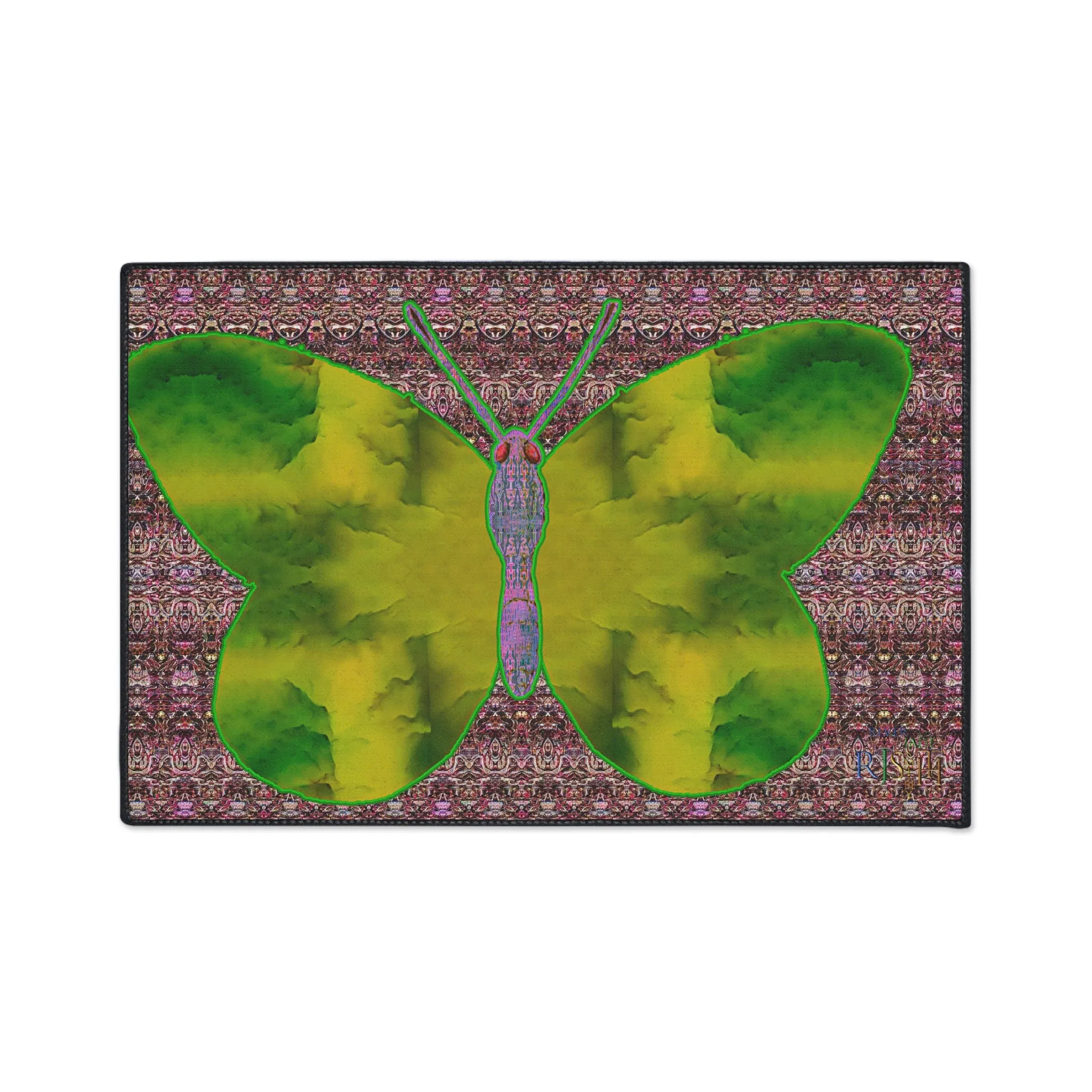 Heavy Duty Floor Mat (Butterfly Glade Denizen & Samhain Dream Thaw 14 & Purple Logo@Alchemic) RJSTH@Fabric#5_2 of 18 RJSTHw2025 RJS