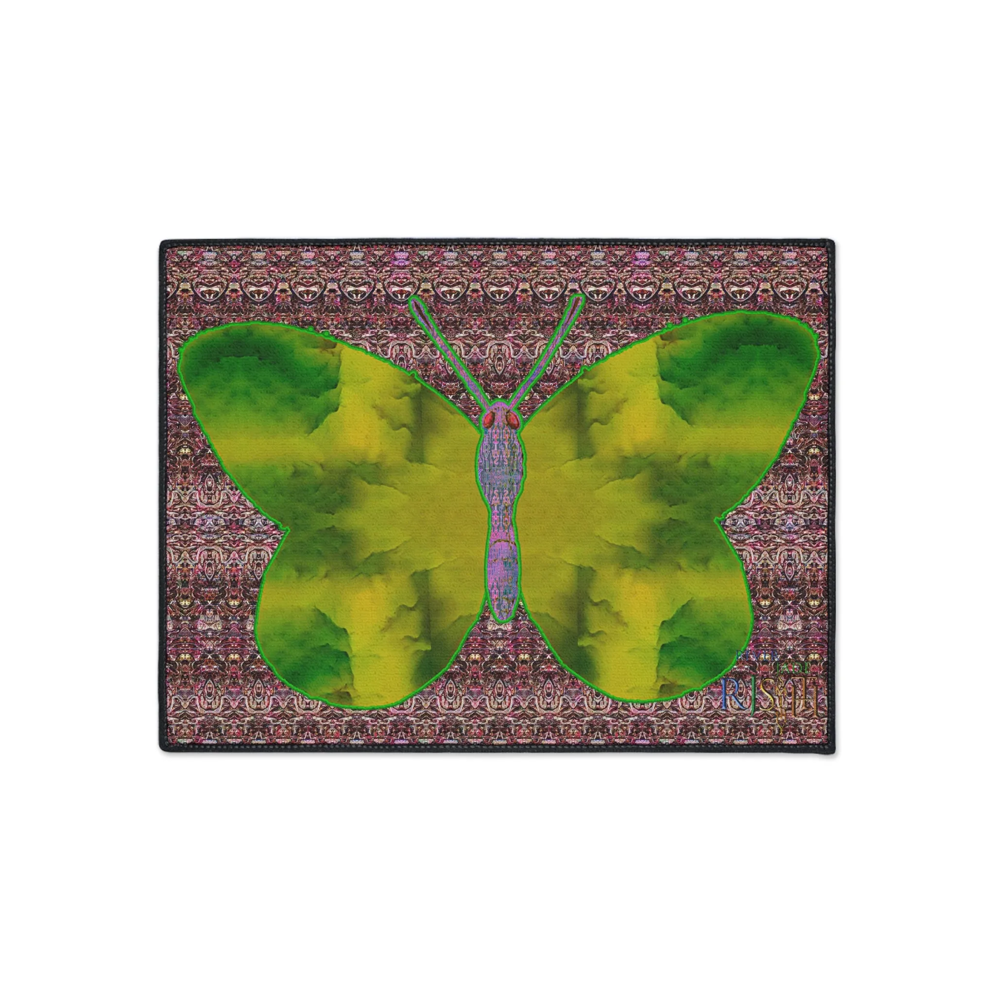 Heavy Duty Floor Mat (Butterfly Glade Denizen & Samhain Dream Thaw 14 & Purple Logo@Alchemic) RJSTH@Fabric#5_2 of 18 RJSTHw2025 RJS