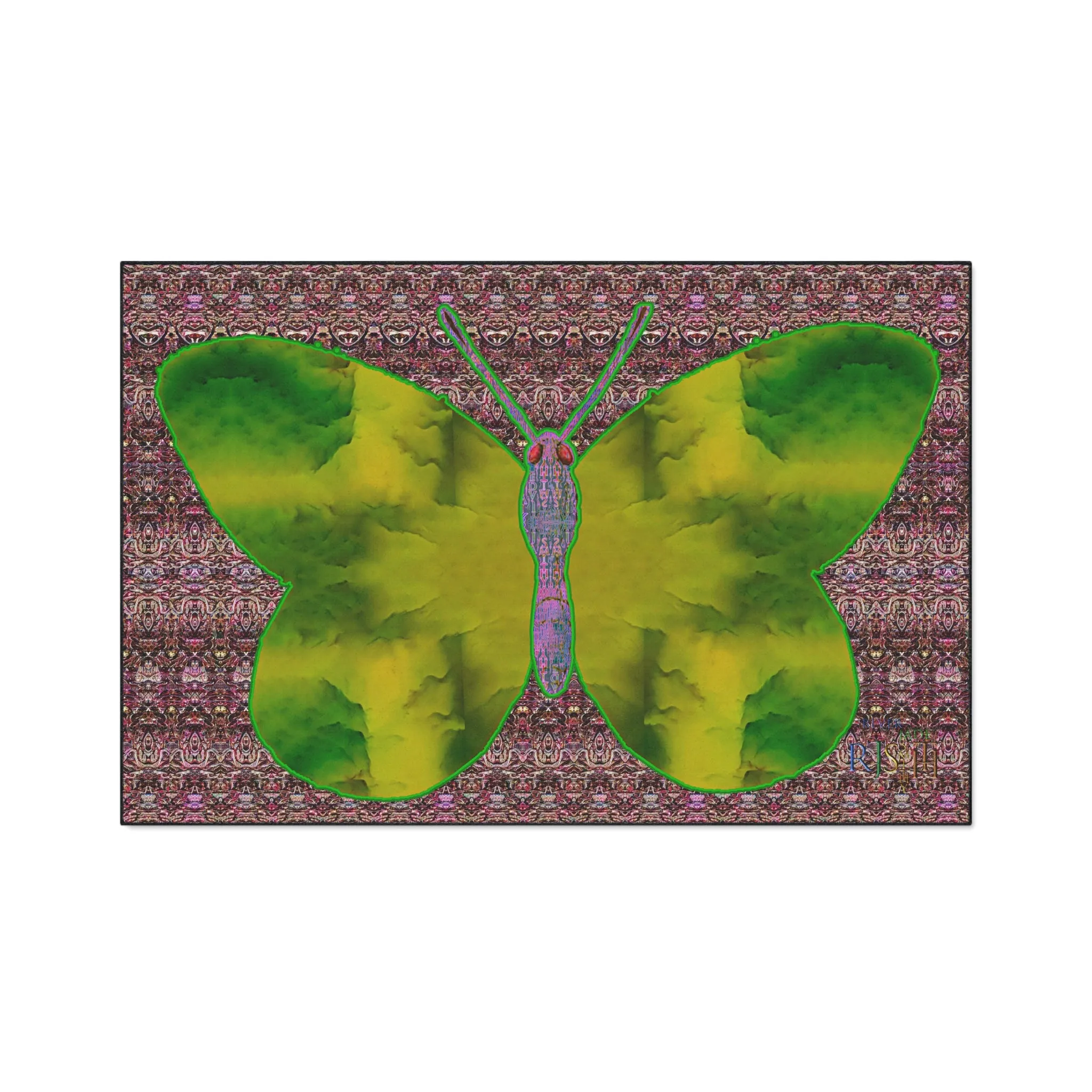 Heavy Duty Floor Mat (Butterfly Glade Denizen & Samhain Dream Thaw 14 & Purple Logo@Alchemic) RJSTH@Fabric#5_2 of 18 RJSTHw2025 RJS
