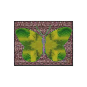 Heavy Duty Floor Mat (Butterfly Glade Denizen & Samhain Dream Thaw 14 & Purple Logo@Alchemic) RJSTH@Fabric#5_2 of 18 RJSTHw2025 RJS