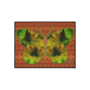 Heavy Duty Floor Mat (Butterfly Glade Denizen & Samhain Dream Thaw 15 & Orange Logo@Alchemic) RJSTH@Fabric#3_4 of 16 RJSTHw2025 RJS