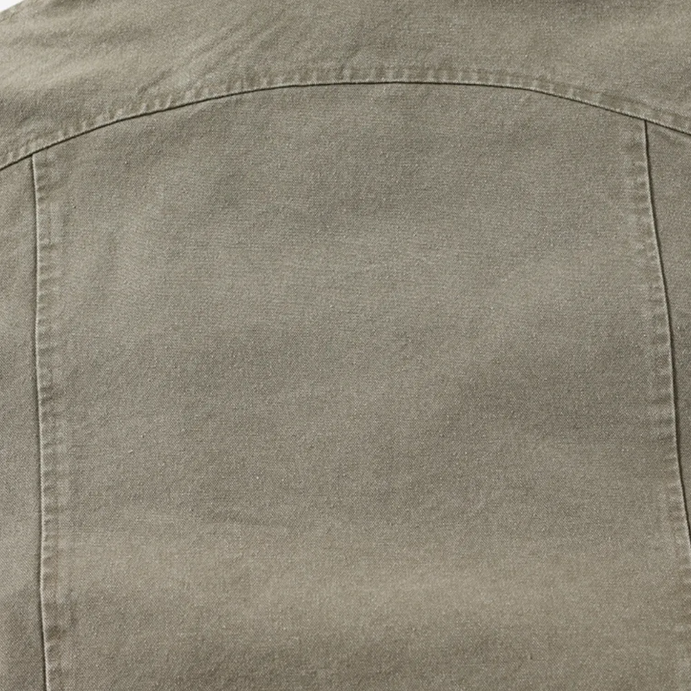 Heavy duty washed canvas American Jacket