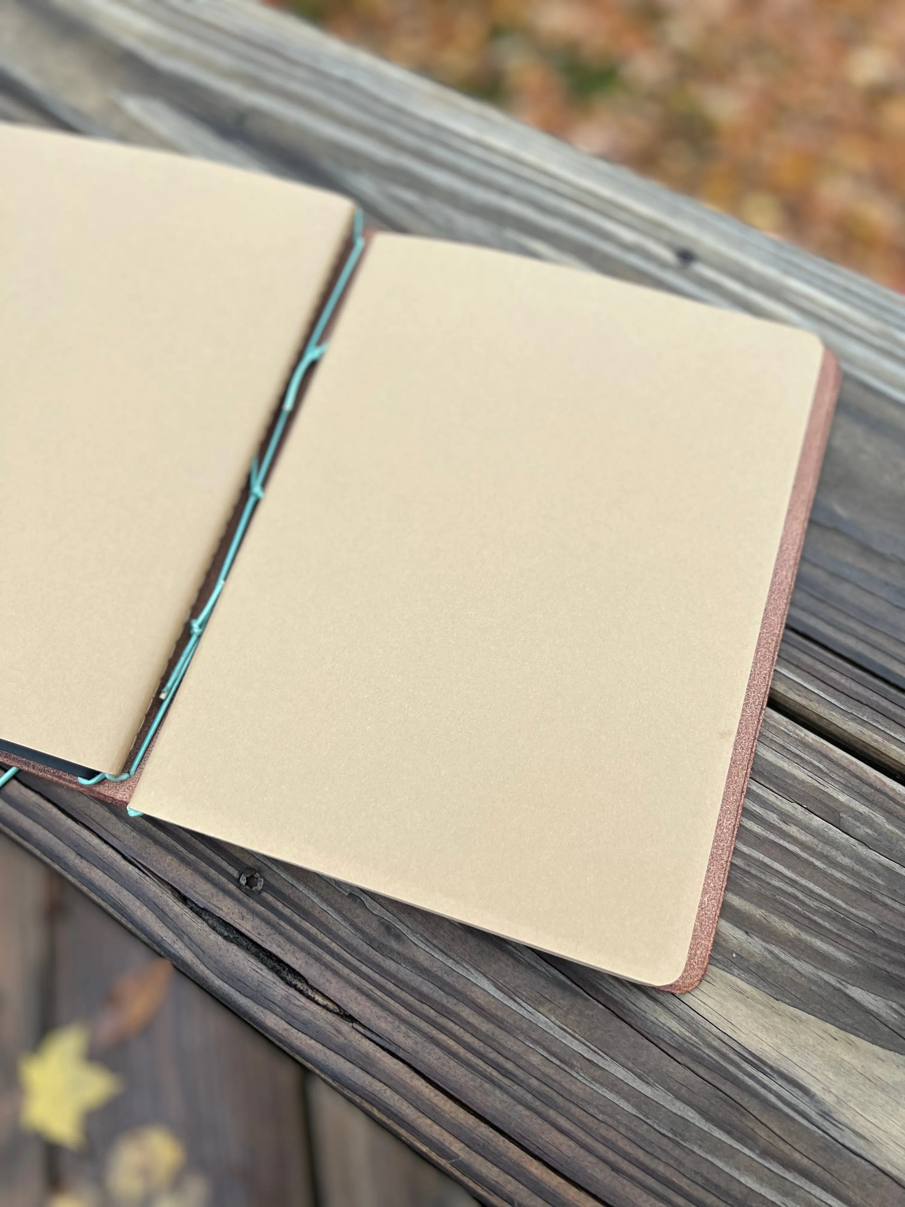 Heirloom Leather Journal, Veg Tanned Leather Notebook, Composition Cover, Moleskine XL inserts INCLUDED
