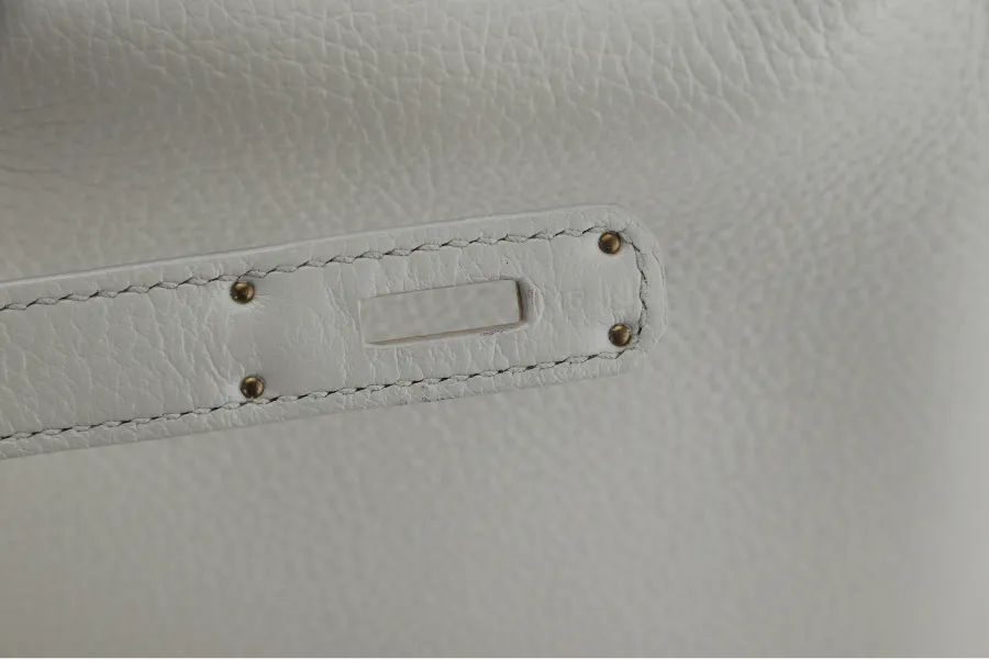 HERMES BIRKIN 35 (STAMP N) GRIS PERLE TOGO GOLD HARDWARE WITH KEYS&LOCK, RAINCOAT, DUST COVER & BOX