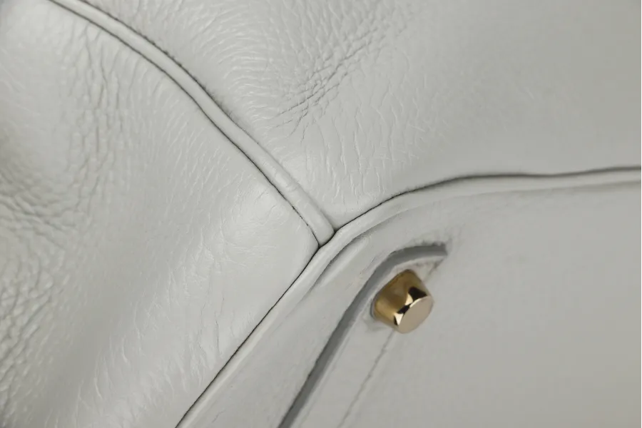 HERMES BIRKIN 35 (STAMP N) GRIS PERLE TOGO GOLD HARDWARE WITH KEYS&LOCK, RAINCOAT, DUST COVER & BOX