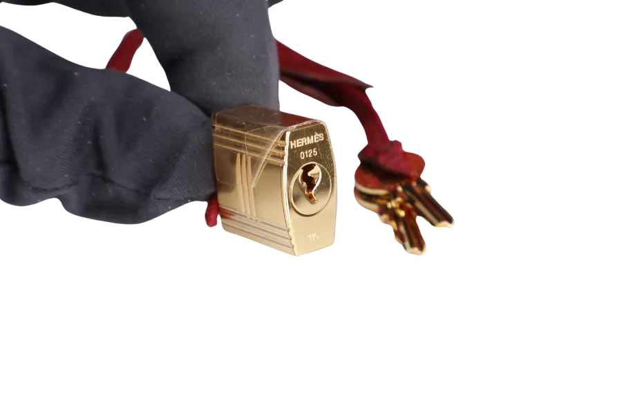 HERMES KELLY 32 RUBIS TOGO GOLD HARDWARE STAMP T (2015) WITH KEYS & LOCK, RAINCOAT, STRAPS , DUST COVER AND BOX