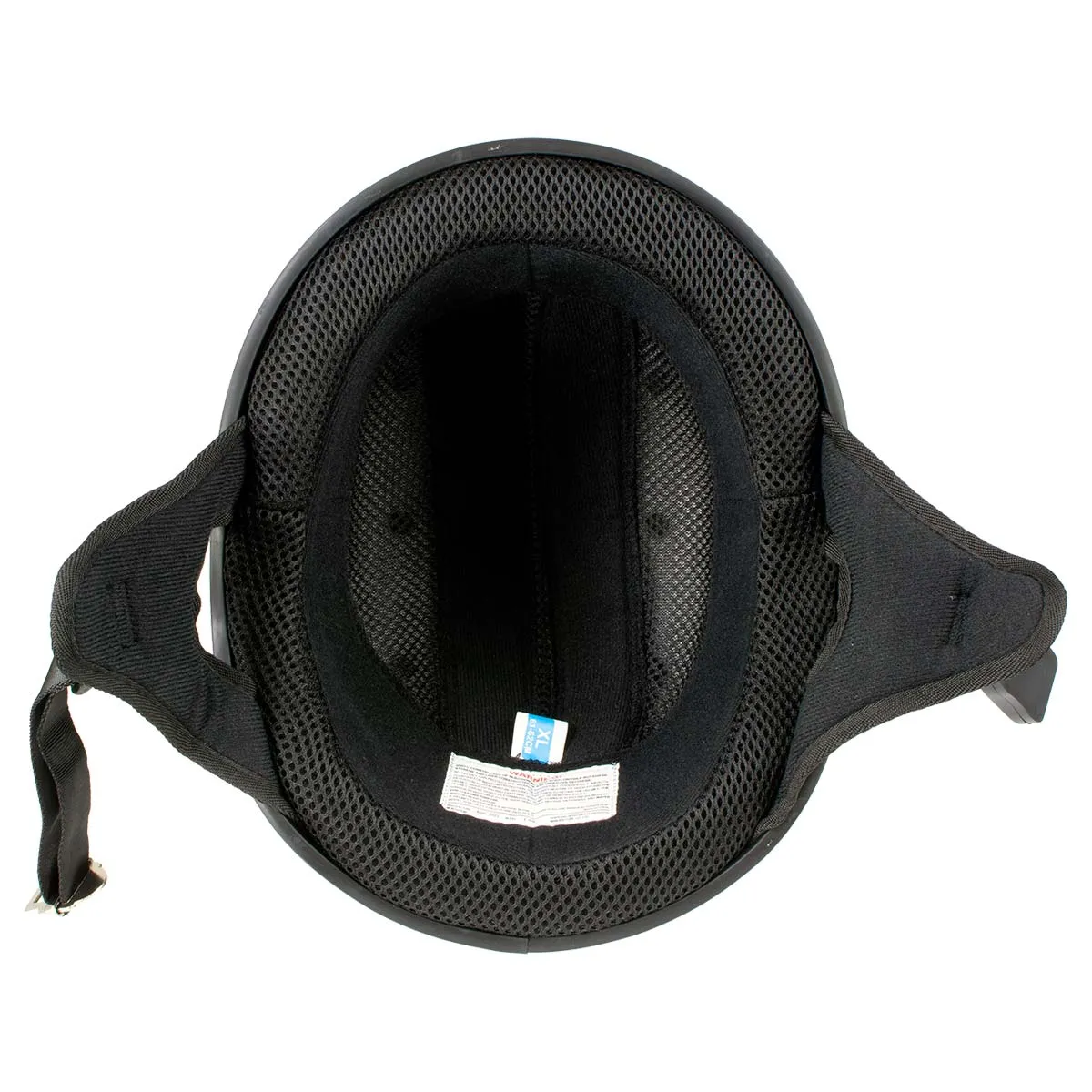 HLD1001 'Flat Matte Black' Motorcycle DOT Skull Cap Classic Half Helmet for Men and Women Biker