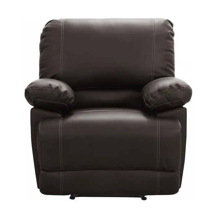 Homelegance Furniture Cassville Double Reclining Chair in Dark Brown 8403-1