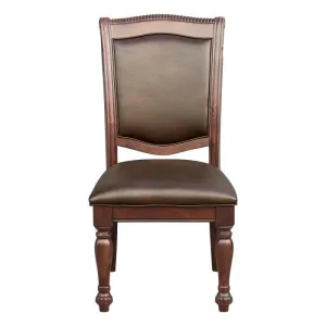 Homelegance Lordsburg Side Chair in Brown Cherry (Set of 2)