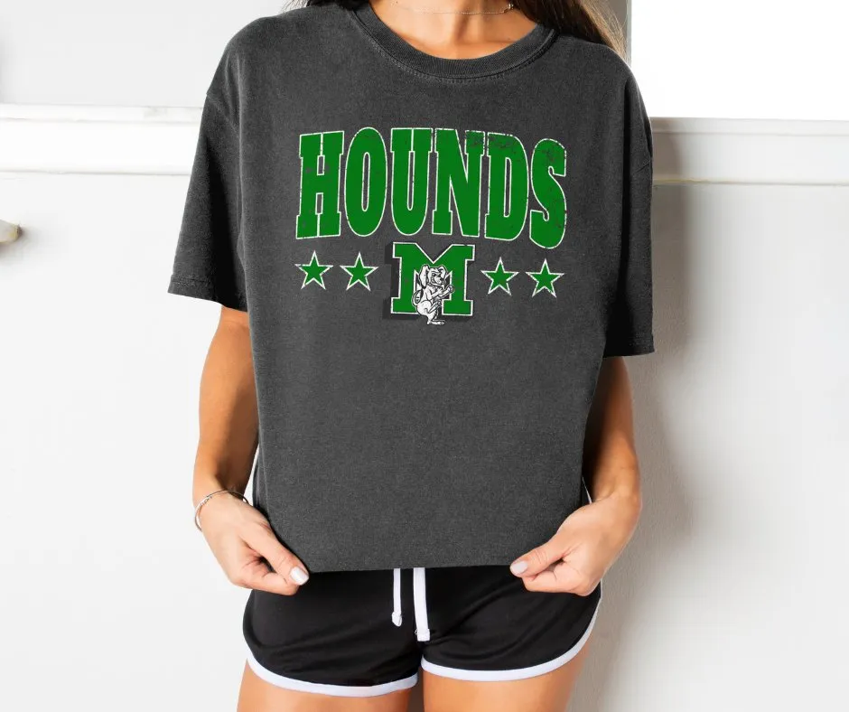 Hounds Stars Charcoal Tee