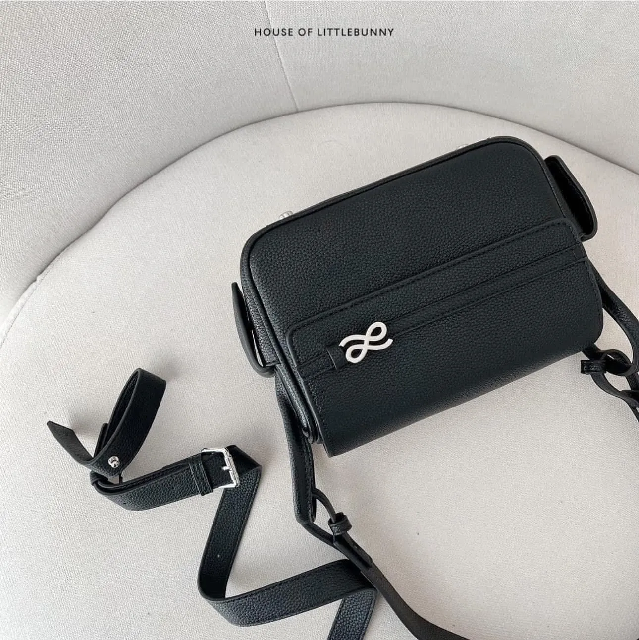 House of Little Bunny Treasure Belt 22 in Black