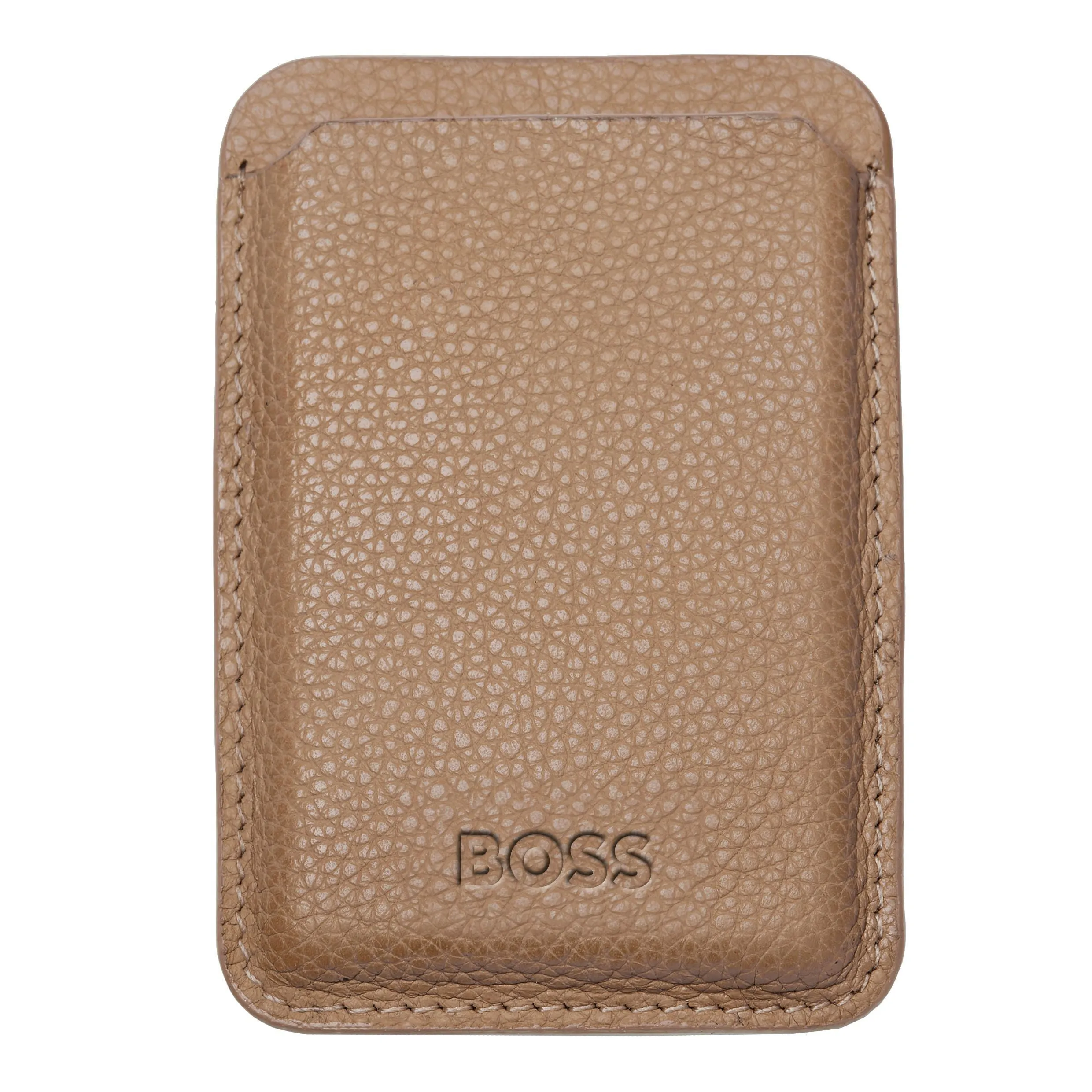 HUGO BOSS HLJ416X - Card holder with Magnet Mobile Classic Grained Camel