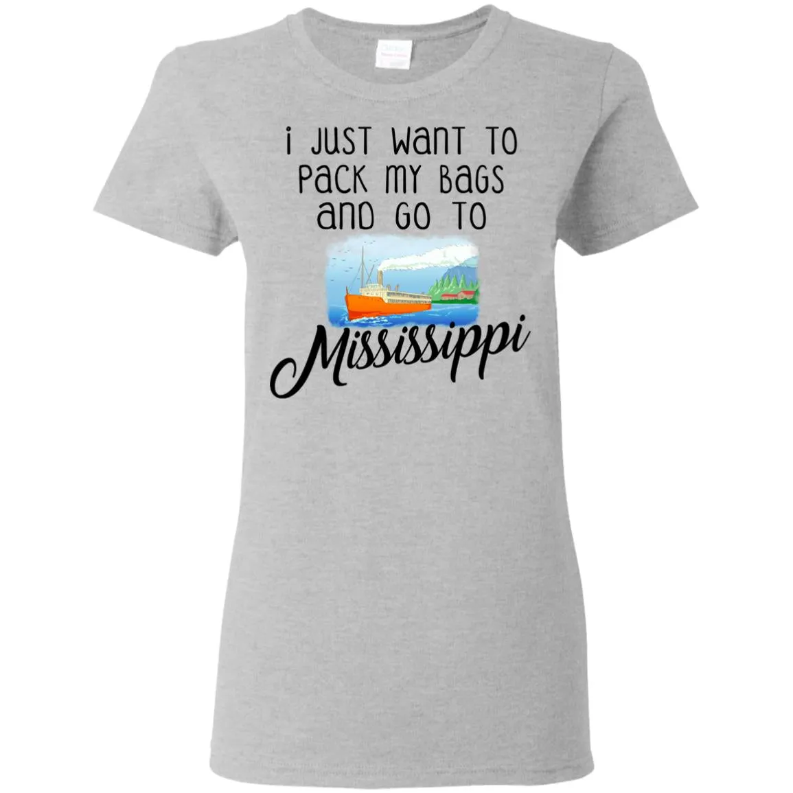 I Just Want To Pack My Bags And Go To Mississippi Hoodie
