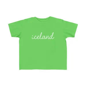 Iceland Script Toddler Tee