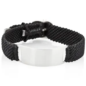 ID Belt Bracelet in Black