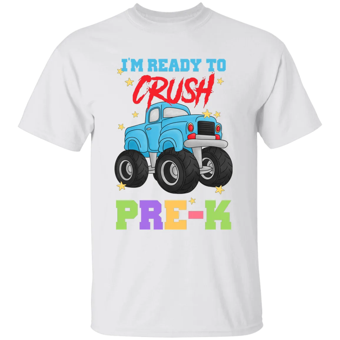 I'm Ready to Crush PreK Truck Youth Cotton T-Shirt