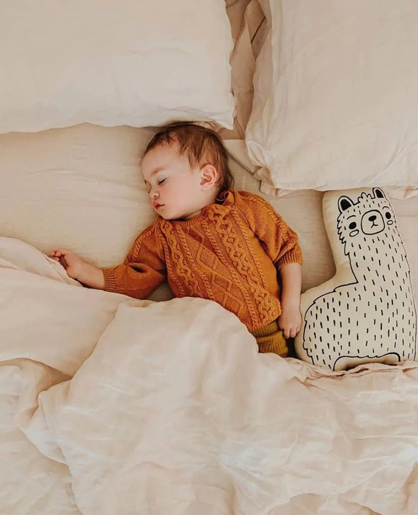 IMANI COLLECTIVE Llama Animal Pillow: Baby