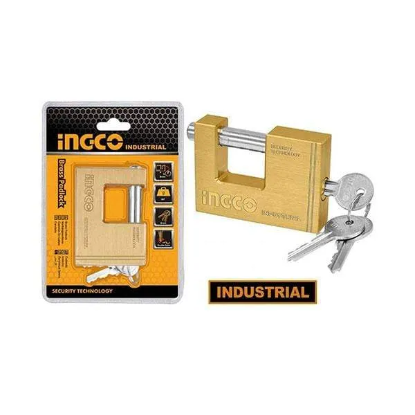 Ingco Industrial Heavy Duty Brass Padlock