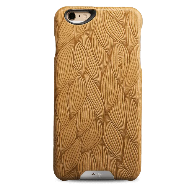 iPhone 6 Plus/6s Plus - Embossed Leather Grip Case