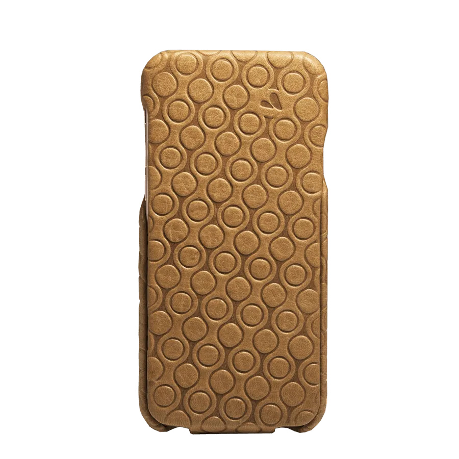 iPhone 6/6s - Embossed Top Leather Case