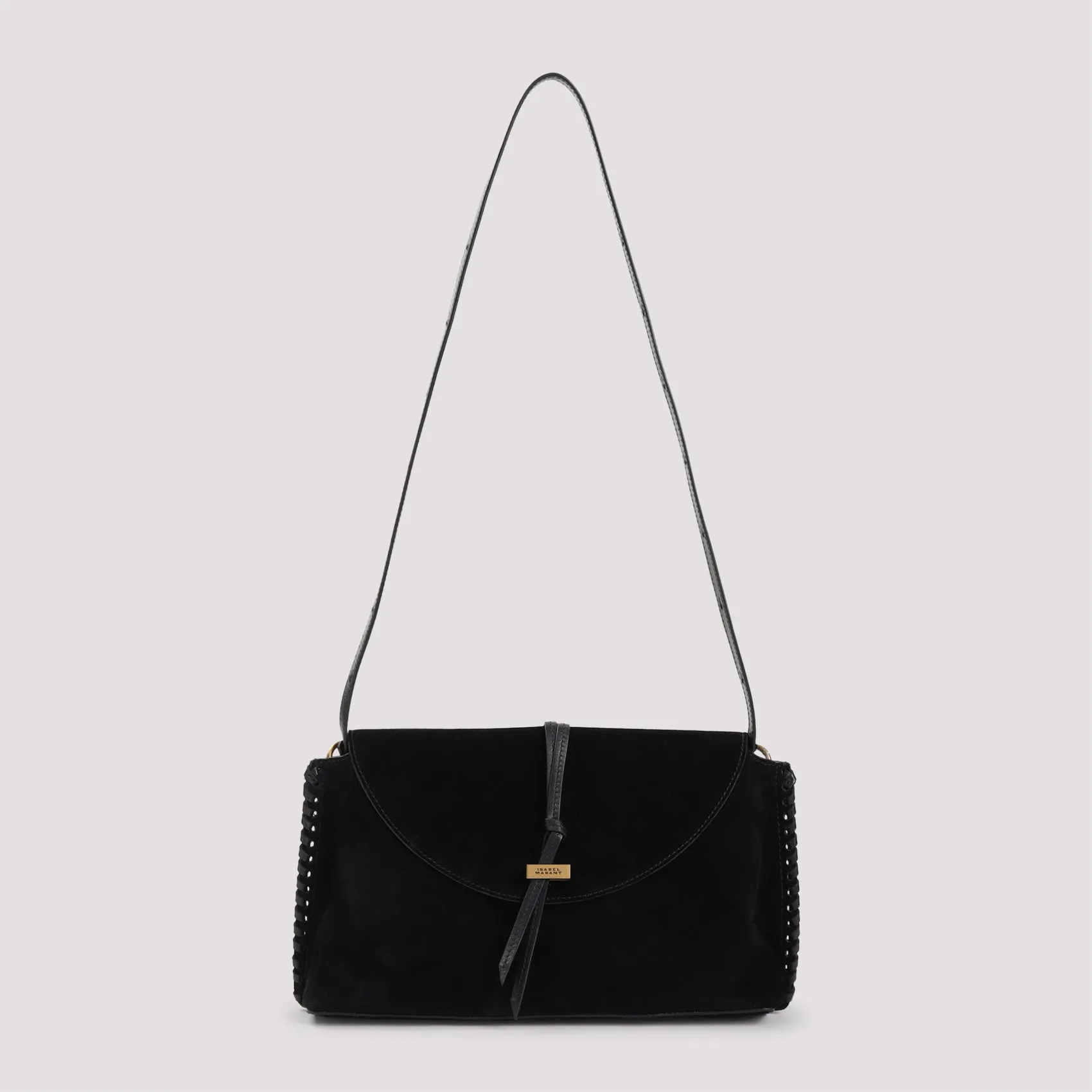 ISABEL MARANT Silao Mini Suede Shoulder Handbag - W:35CM H:19CM D:9CM