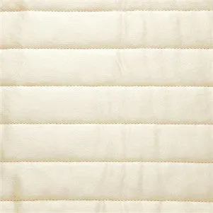 Ivory Charmeuse Channel Quilt Sham - Ann Gish