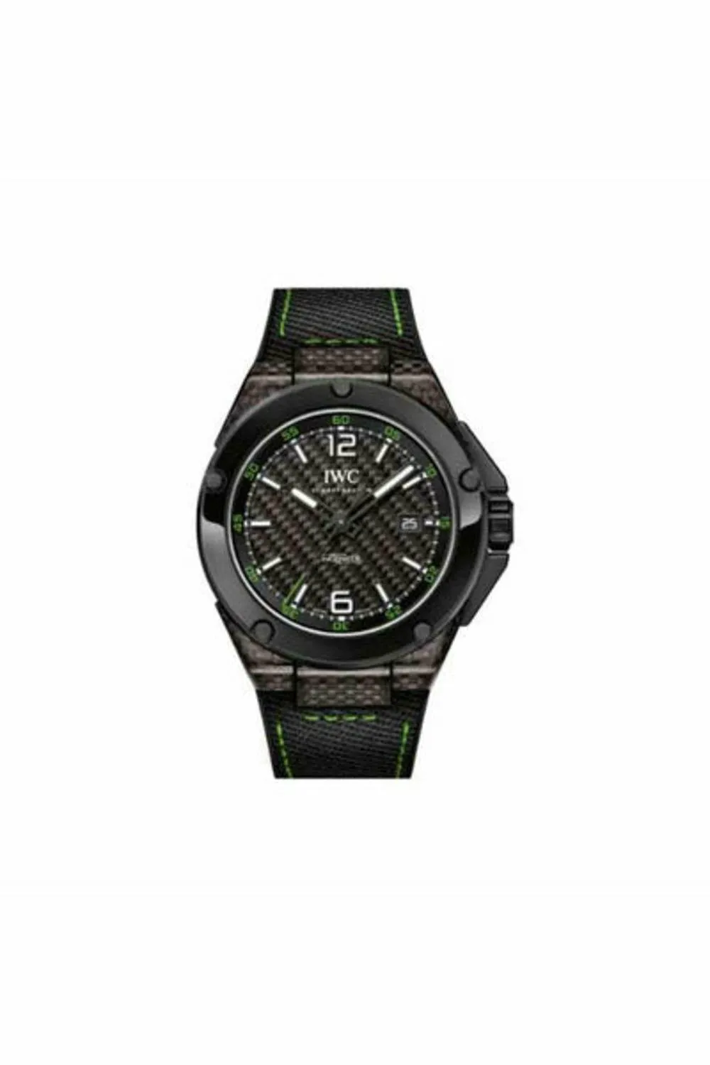 iwc ingenieur carbon dial automatic 46mm men's watch