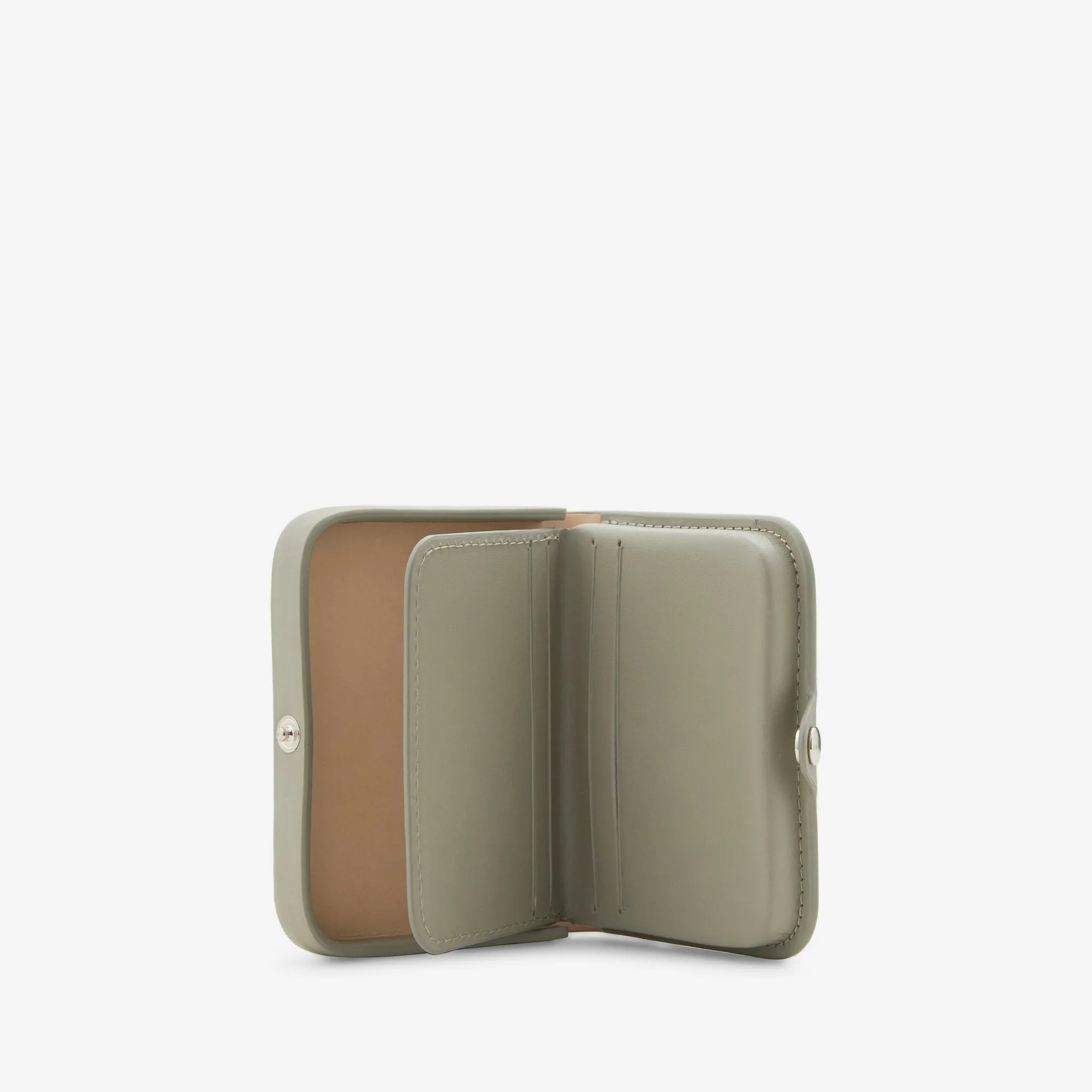 Josh Coin Purse Taupe Green
